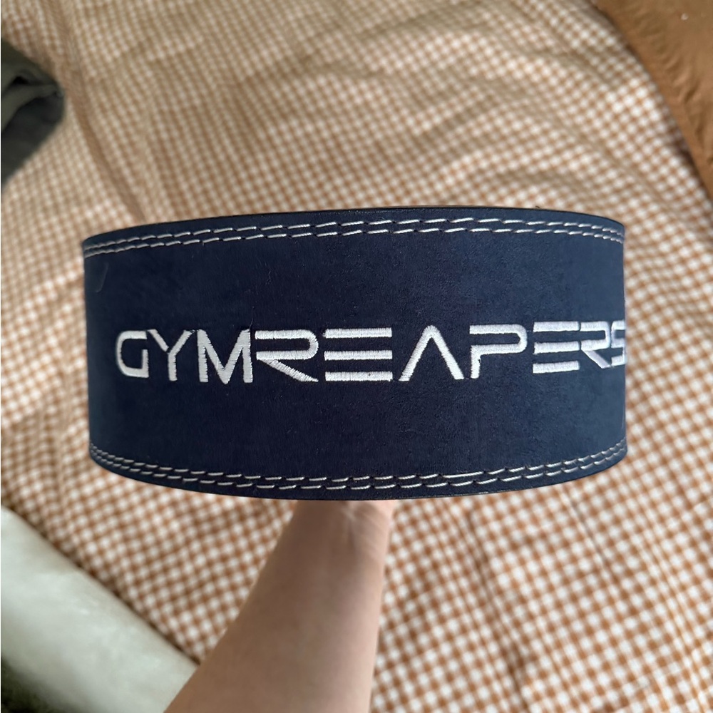 Gymreapers Navy Weightlifting Belt for Women - Supportive Workout Belt